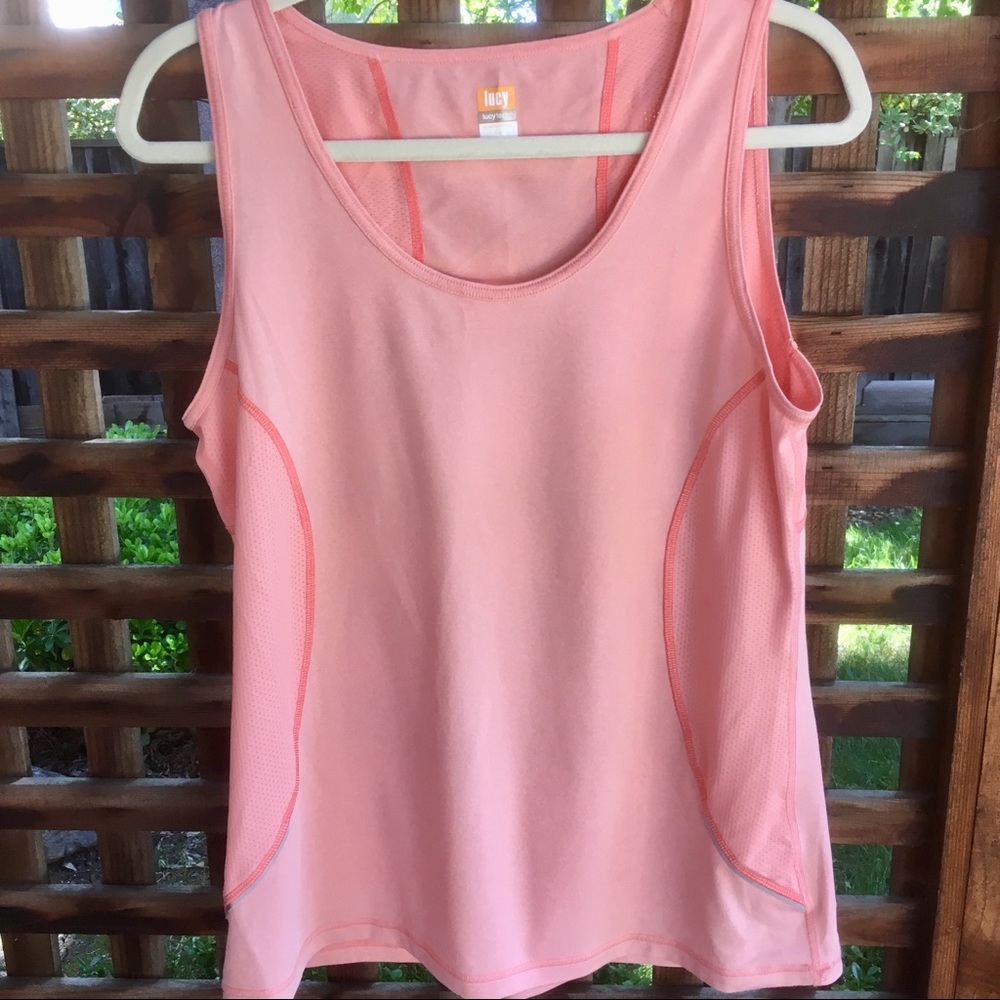 Lucy coral endurance athletic tank